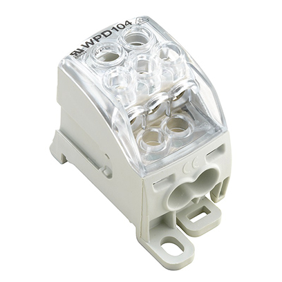 Phase distributor blockWPD 104 1X25+1X16/2X16+3X10 GY