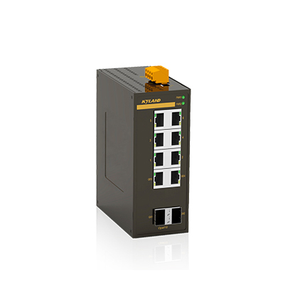 Opal10 6+4G端口入门级非网管型卡轨式交换机